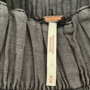 Free People Gray linen pants